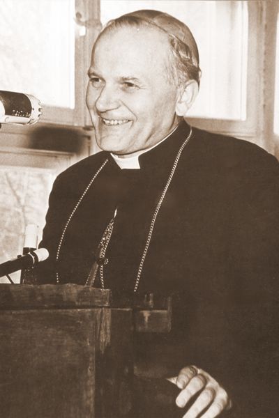 Bp Karol Wojtyła - wykładowca na KUL